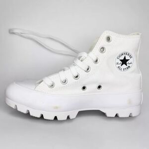 Converse Chuck Taylor Shoes All Star Lugged High White Sneakers Women 6
